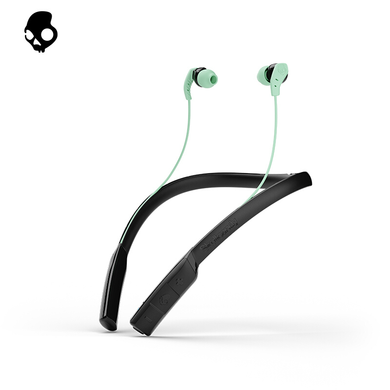 骷髅头(Skullcandy)METHOD WIRELESS S2CDW-K602 运动无线蓝牙耳机手机通话 薄荷绿