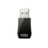 FAST迅捷FW300UM免驱版无线网卡 台式机笔记本电脑 USB家用高速穿墙信号接收器随身wifi发射ap网络扩展信号