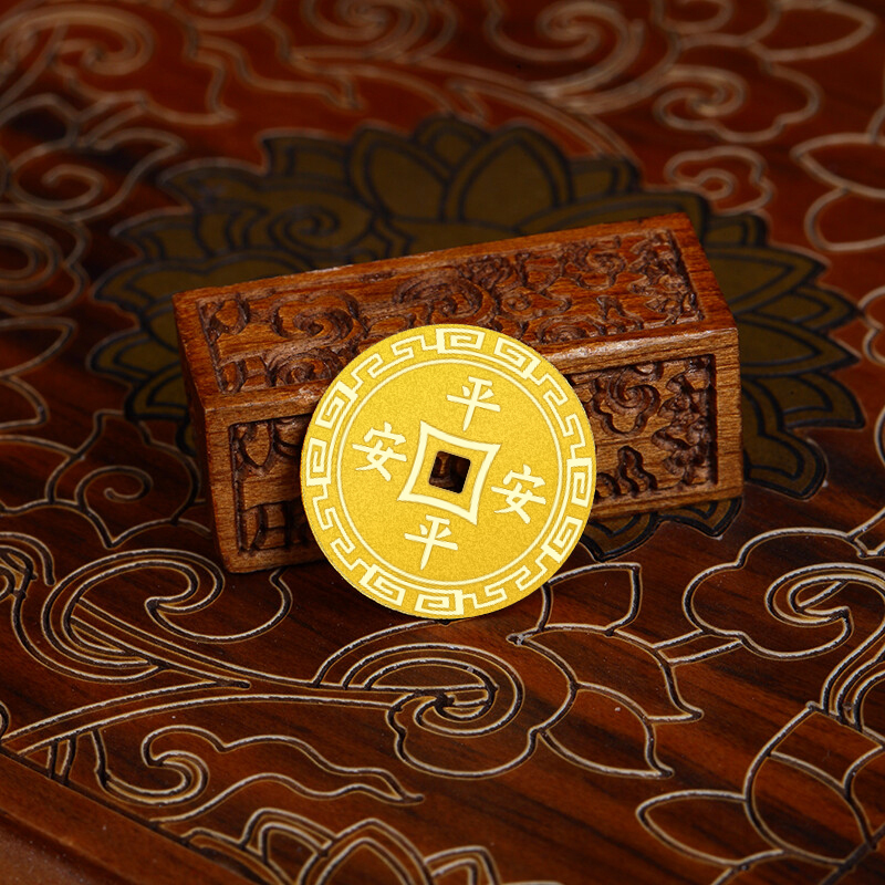 新金珠宝 足金金币黄金2g 纯金金钱 投资收藏压岁送礼佳品