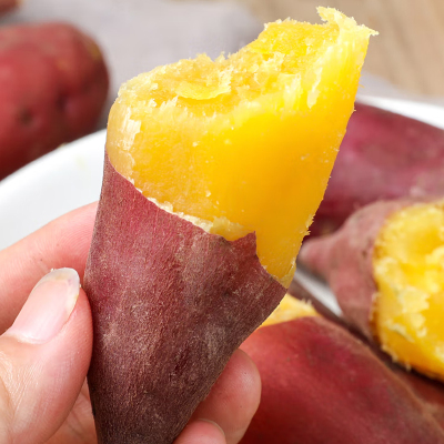 【西沛生鲜】现挖天目小香薯 净重3斤 中果 单果50-150g 当季新鲜黄心番薯农家自种沙地红薯地瓜