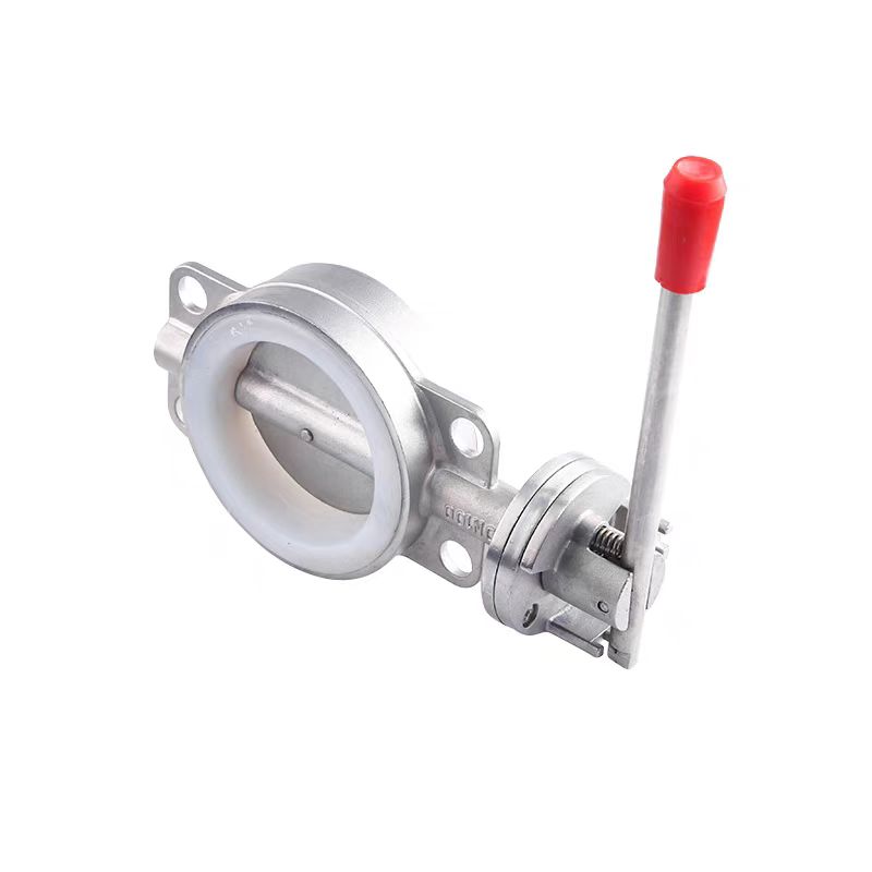 盛京联硕不锈钢对夹蝶阀DN50(304材质)硅胶台高清大图