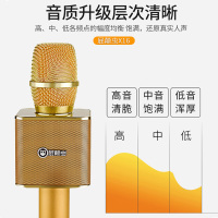 屁颠虫(Hifier) X16 无线蓝牙麦克风智能AI全民K歌音响话筒一体手机电脑通用 升级AI版 金色 3.5耳机口