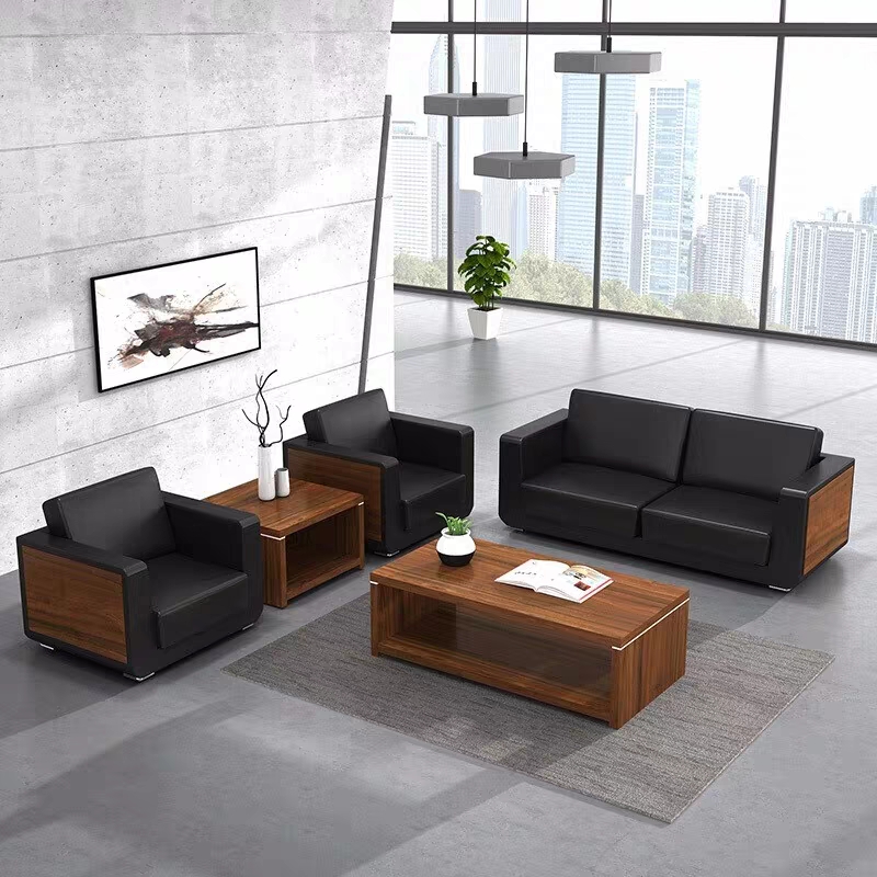 豫亨 办公家具办公沙发办公室沙发现代简约会客接待商务洽谈沙发高清大图