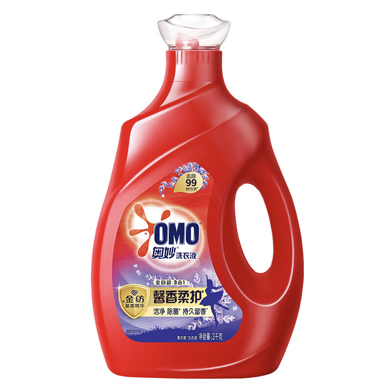 奥妙全自动含金纺薰衣草洗衣液3kg