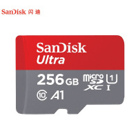 闪迪(SanDisk)256GB TF(MicroSD)内存卡 A1 U1 C10 至尊高速移动版存储卡 读速150MB