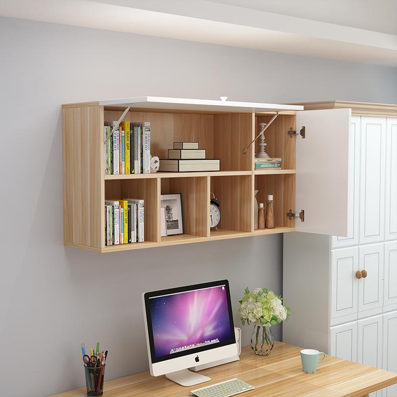 简约墙上书柜客闪电客厅创意多功能储物墙柜厨房壁柜卧室书房大容量