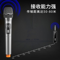 索爱SA-WD3 充电无线麦克风话筒家庭KTV唱歌演讲舞台K歌会议音箱音响功放电视车载电脑