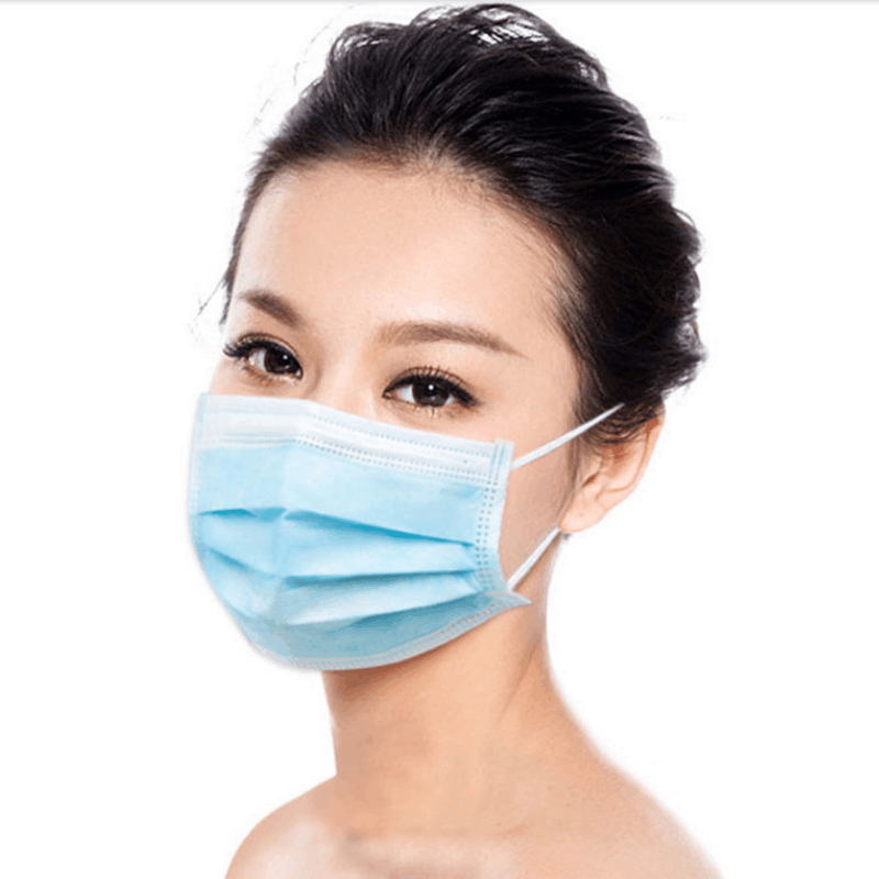 海氏海诺 2盒/100只独立包装成人款医用外科口罩一次性日常防护医疗透气口罩图片