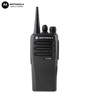 摩托罗拉(MOTOROLA) XIR P3688 录音版数字对讲机数模两用 GP3688升级锂电池 黑色