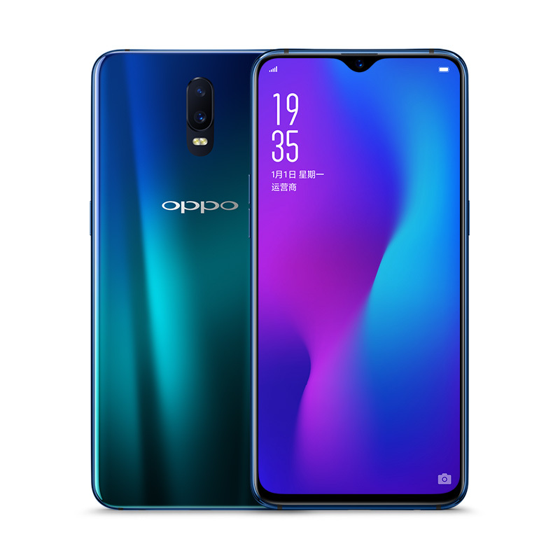 OPPO R17 8+128G 流光蓝 全网通 6.4寸水滴屏 光感屏幕指纹解锁 双卡双待手机