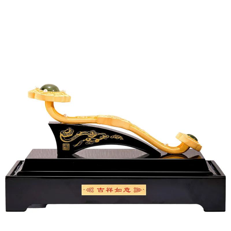 家柏饰(CORATED)如意摆件搬家客厅电视柜乔迁装饰摆件玉如意乔迁高清大图