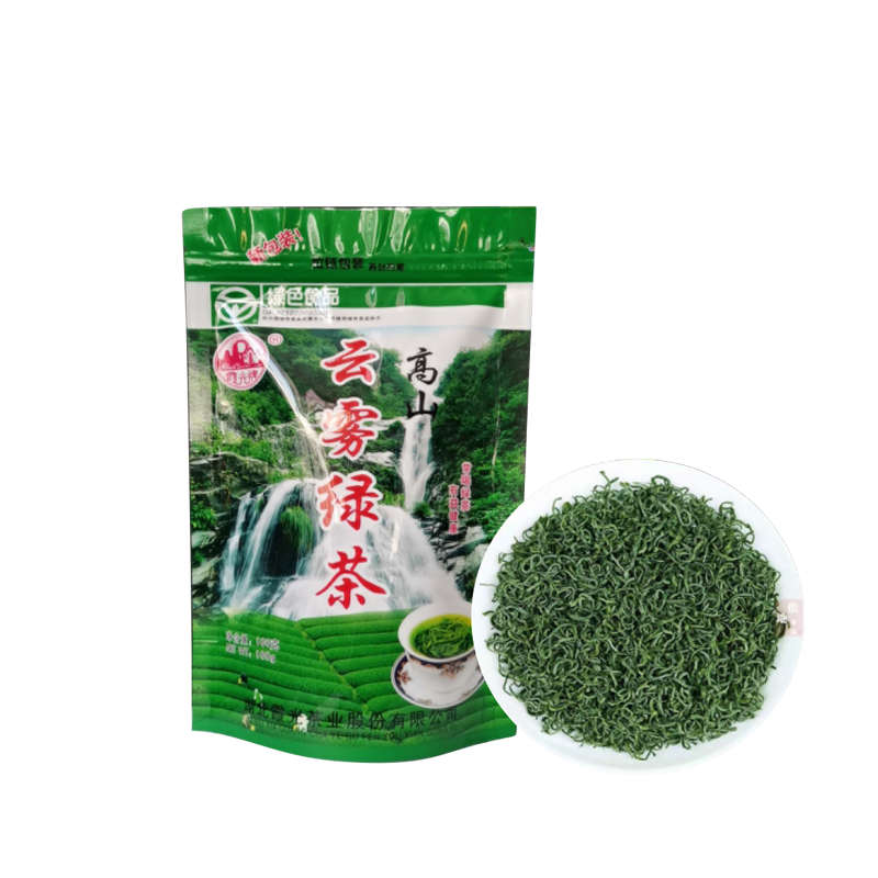 霞光牌 当年高山云雾绿茶100克袋装