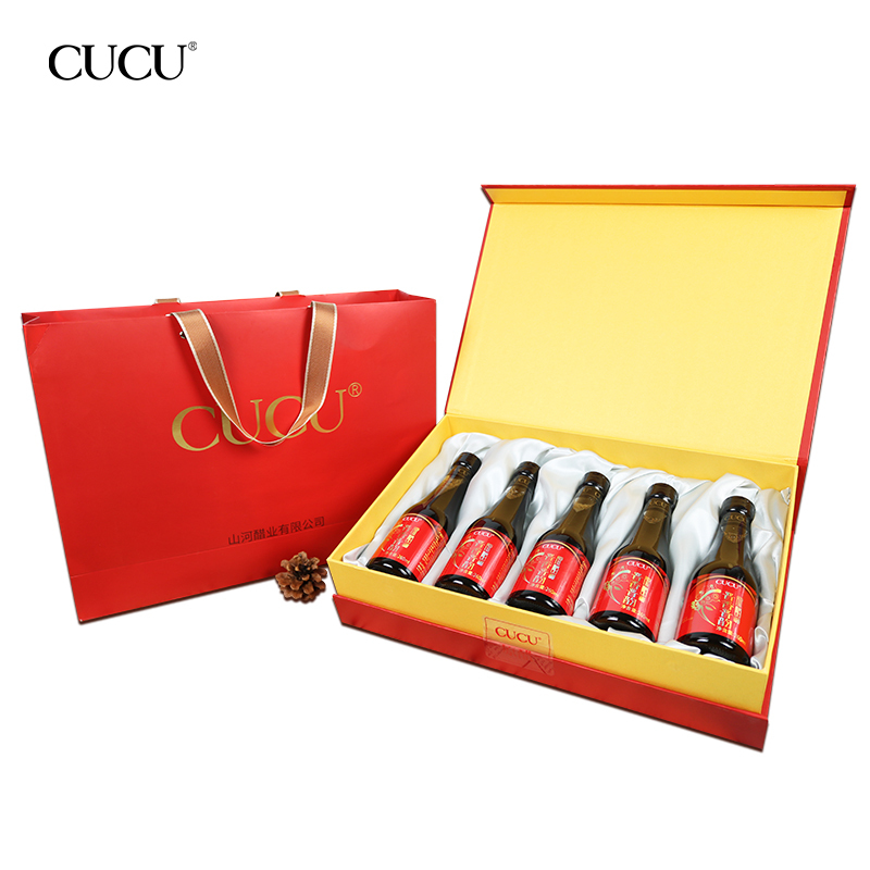 CUCU 醋 晋香晋韵精品礼盒260ml*5 山西 手工纯粮酿造 老陈醋