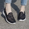Skechers斯凯奇女鞋新款一脚蹬休闲鞋轻质蕾丝健步鞋896020-BKW ZP