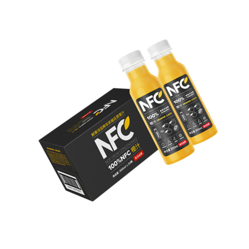 农夫山泉NFC100%橙 汁300mlx24瓶