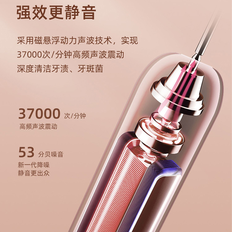酷客者KOOKZZ声波电动牙刷YS19高清大图