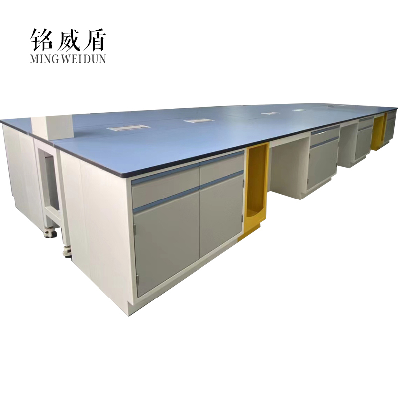 铭威盾实验室实验台边台试验台工作台操作台钢木实验台化学桌通风柜
