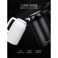 苏泊尔SUPOR电热水壶SW-17T12b 自动断电304不锈钢 1.7L容量 家用热水壶大容量烧水壶宿舍开水壶 黑色