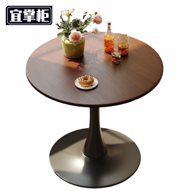 宜掌柜 圆桌 茶几 圆桌茶几70*70*75cm 张