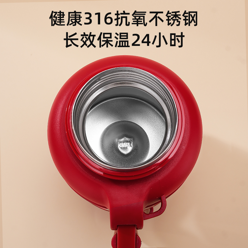 保温杯大容量水杯子316不锈钢泡茶户外婴幼儿泡奶儿童保温水壶1000ml