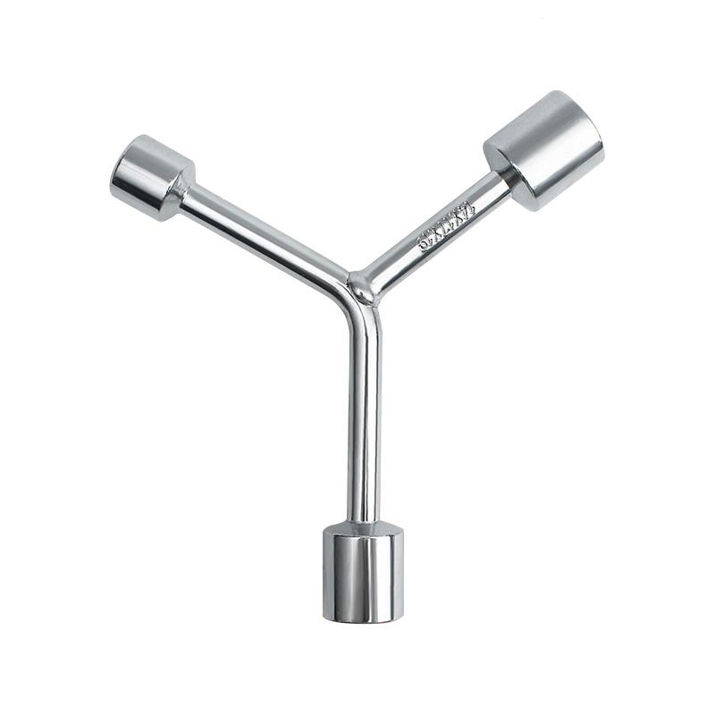 回固三叉套筒扳手多功能加长y型多功能摩托车三角手动工具套装套管