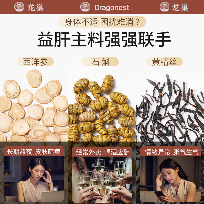 龙巢(Dragonest) 西洋参陈皮女神茶高清大图