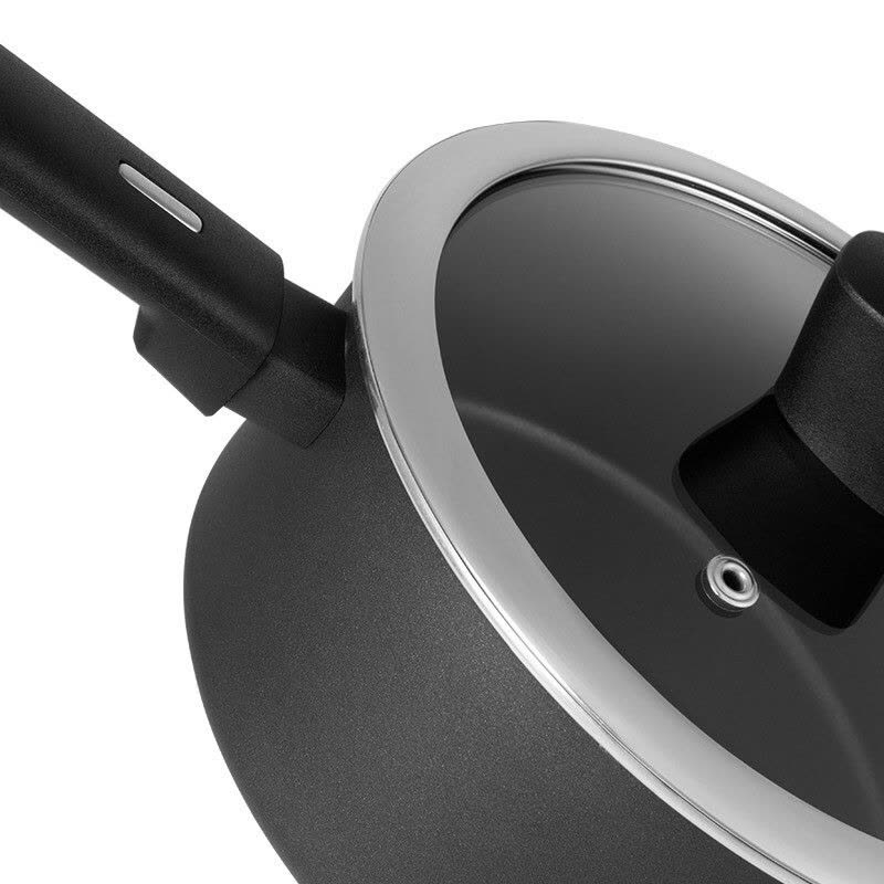 爱仕达(ASD)磁通不粘奶锅18cm 宝宝大容量辅食锅 健康轻烟煮面 燃气电磁炉通用小型煮奶泡面汤NL18A3WG图片