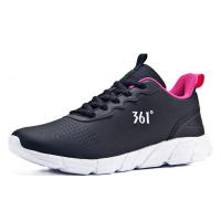 361运动鞋女2018新款正品秋季361度革面防滑跑步鞋轻便