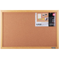 得力 8762 60*40cm软木板/留言板/照片墙 单个装