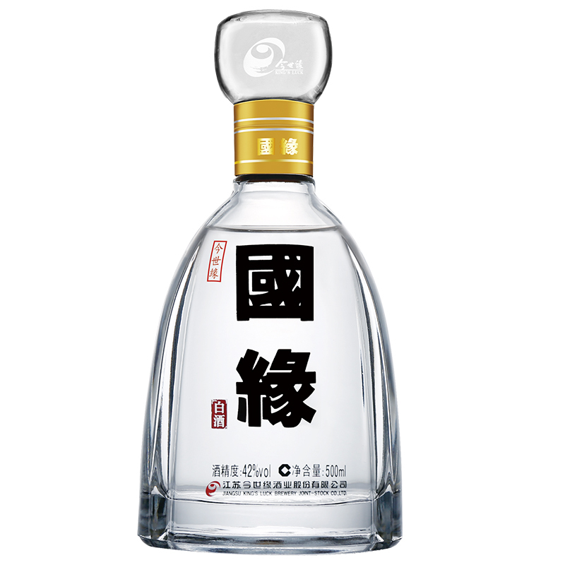 今世缘 国缘四开 42度 500ml*4 整箱 浓香型 白酒