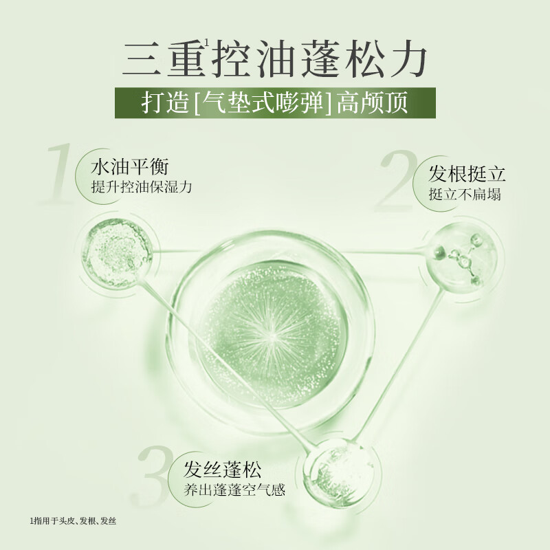 滋源 无患子控油轻盈洗头水 400ml高清大图