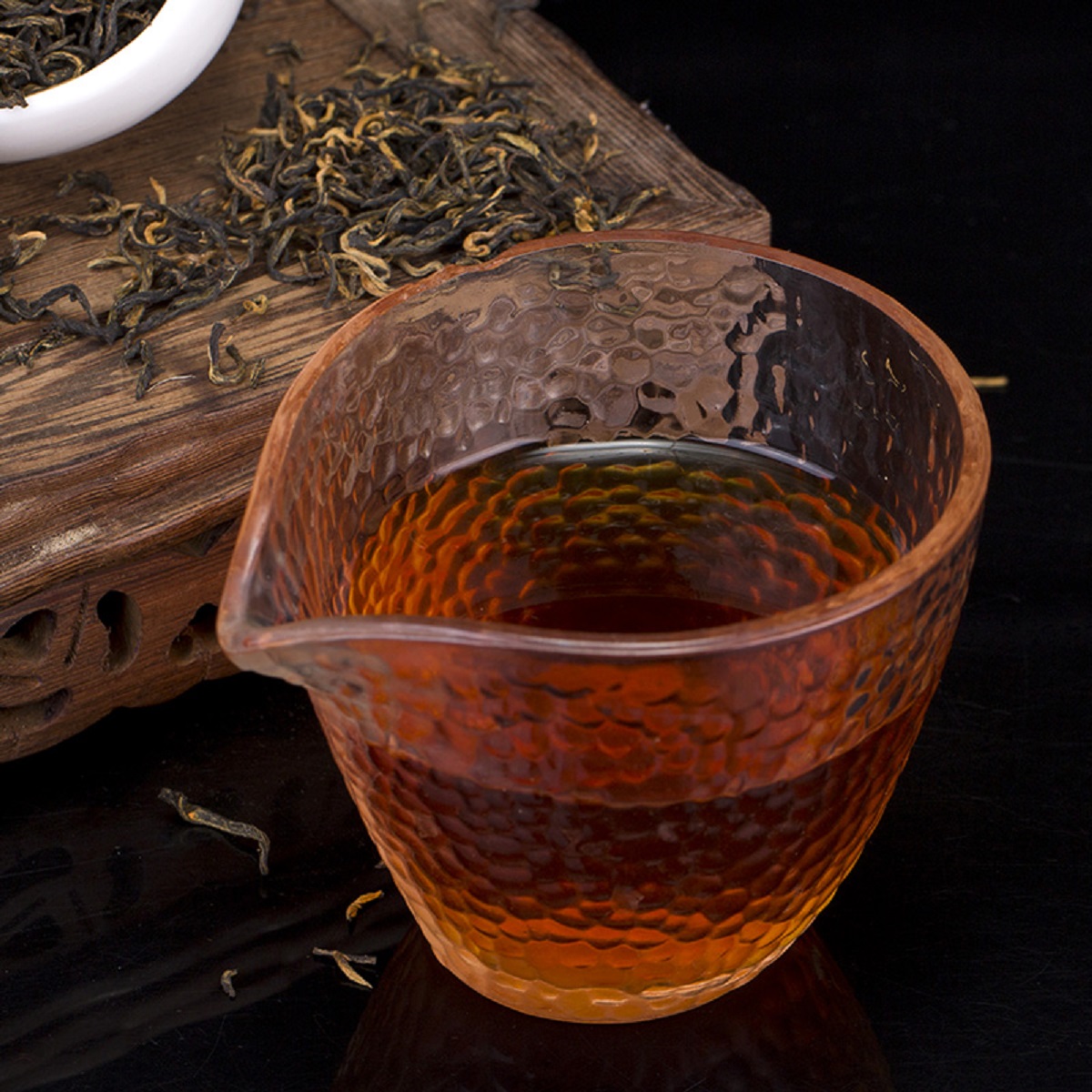 源御露浓香金骏眉小种红茶武夷金俊眉茶叶散装蜜香型老味道黄4罐装共400g[有泡杯]高清大图