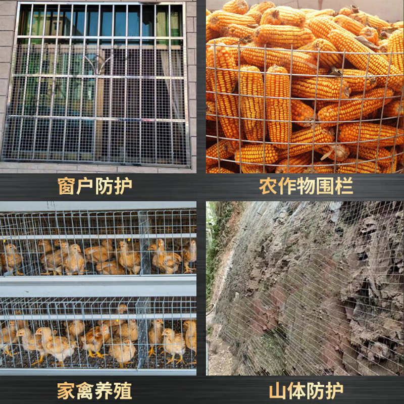 好企来 WJT-0010 热镀锌防抛网电焊网 丝1mm孔20mm宽1m长18m/卷高清大图