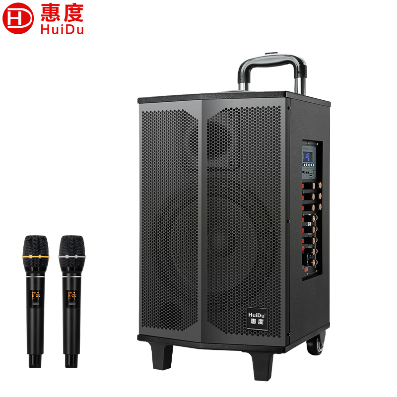 惠度(HuiDu)T-10L专业十寸大功率大声压户外拉杆音响带电池话筒(销售单位:台)高清大图