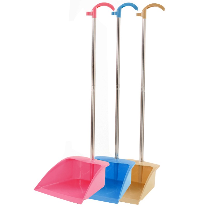 3M加厚塑料簸箕 塑料垃圾铲撮箕大容量畚斗防风垃圾铲 蓝色(1个)高清大图