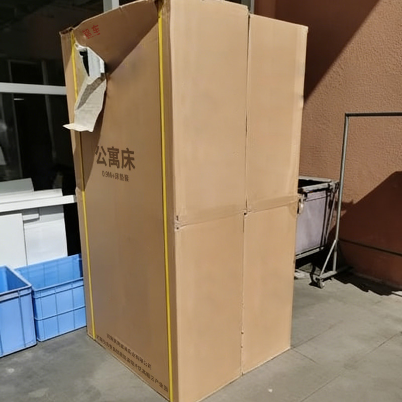 韶车床公寓床0.9m+床垫套高清大图