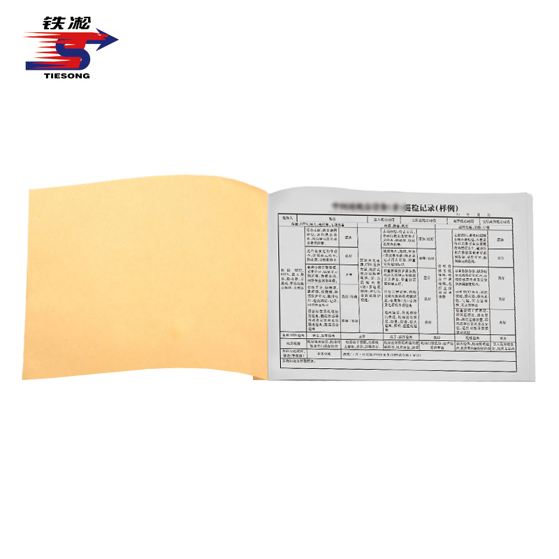 铁凇 机房巡检记录簿 A4 册高清大图