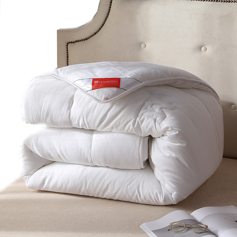 红豆家纺hodohome被芯被子冬被大豆纤维被芯56斤冬被视频