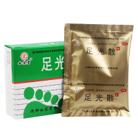 [三盒装]九芝堂足光散40g*5袋*3盒 水泡脱皮脚臭真菌感染足光粉治脚气癣症