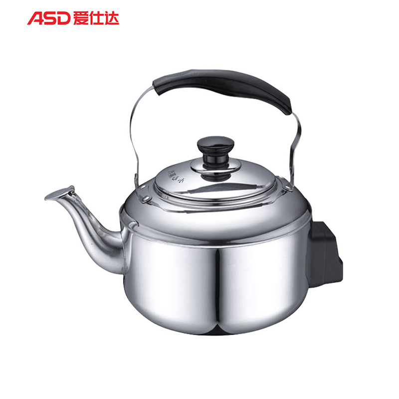 爱仕达ASD 304不锈钢电烧水壶 HS05A1J 自动鸣音水壶 电热水壶5000ML容量