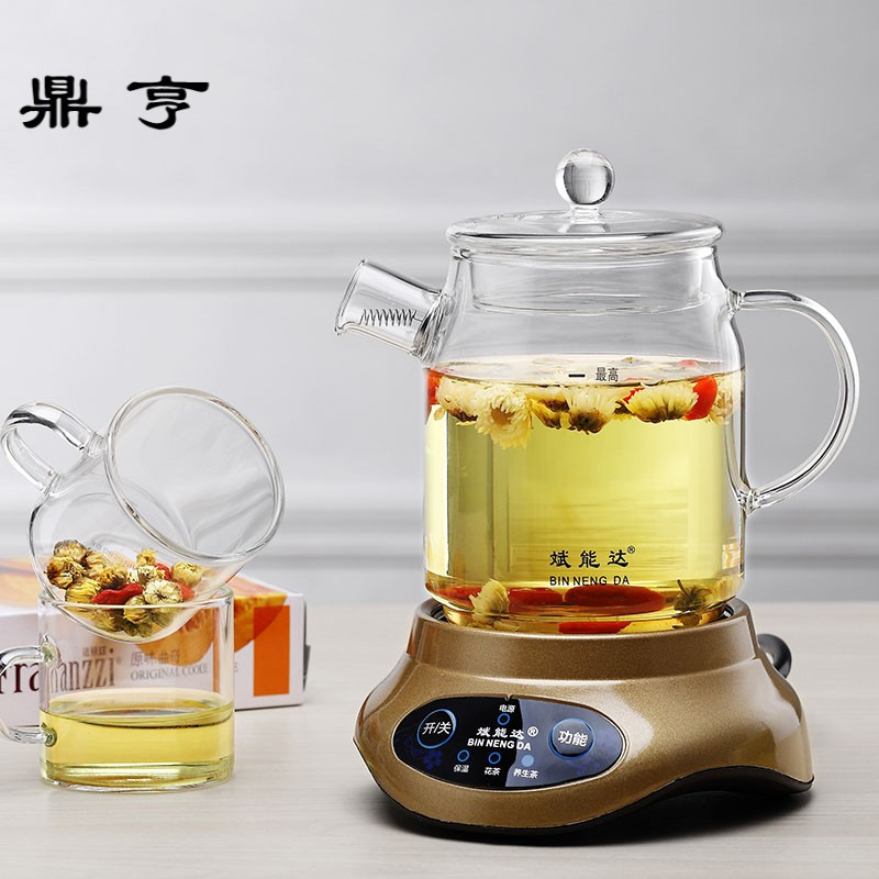 鼎亨电煮茶壶耐热高温养生壶玻璃黑茶煮茶器加厚沏茶壶售罄去购买