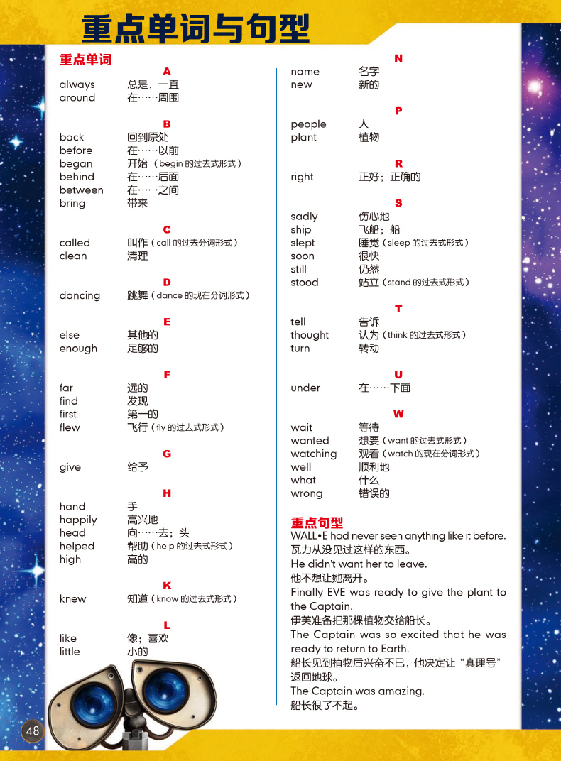 [正版]48.8元任选4本机器人总动员书中英双语电影故事书迪士尼家庭版英语绘本儿童图书3-6-8-10岁故事书睡前读物高清大图