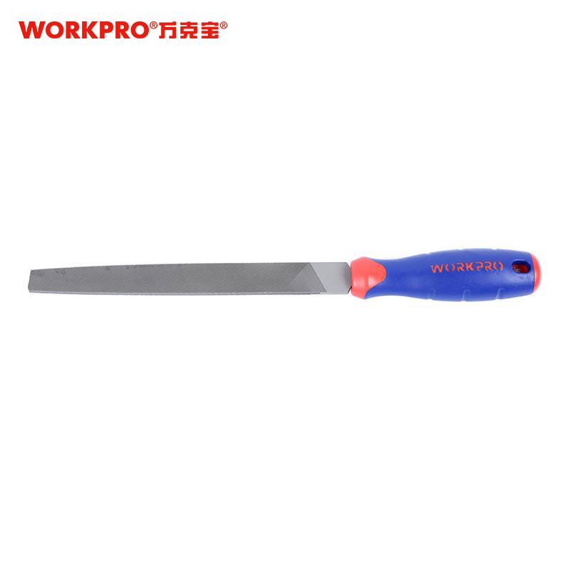 万克宝 10“双色柄中齿扁锉 W051002 把高清大图