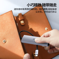 品胜Type-C扩展坞转USB3.0分线器4口高速USB集线器笔记本电脑转接延长线一转四转换器苹果M1华为拓展坞带供电口