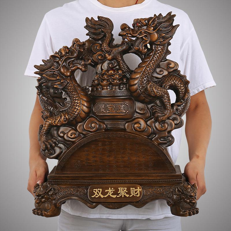 美帮汇大号龙摆件运公司办公室桌装饰品新店开业工艺礼品高清大图