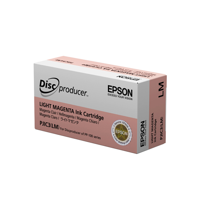 爱普生(EPSON)PJIC3 淡洋红色墨盒(适用PP-100III/100N/50II系列光盘印刷刻录机) C13S0