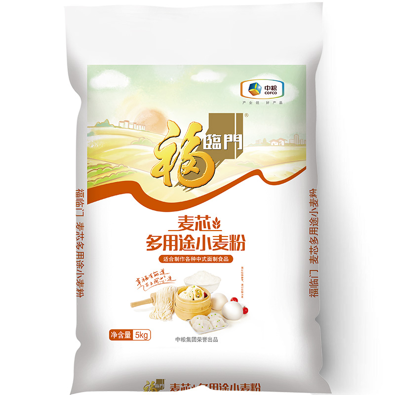福临门麦芯多用途小麦粉5KG(无纺布袋)