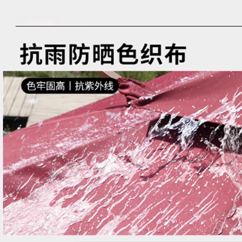 翼澜 户外遮阳伞 庭院伞把高清大图