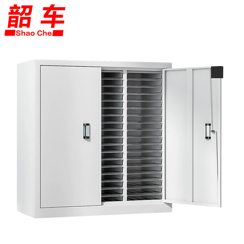 韶车文件柜A4资料柜 54抽带门台高清大图