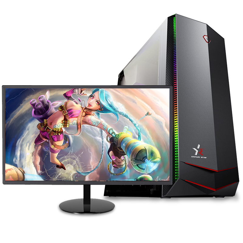 世纪之星 i9级八核至强E5 2660/GTX750Ti 2G独显/16G内存/256G固态+500G机械盘 台式机 DIY组装机 台式电脑 电脑主机家用办公游戏电脑+19英寸全套